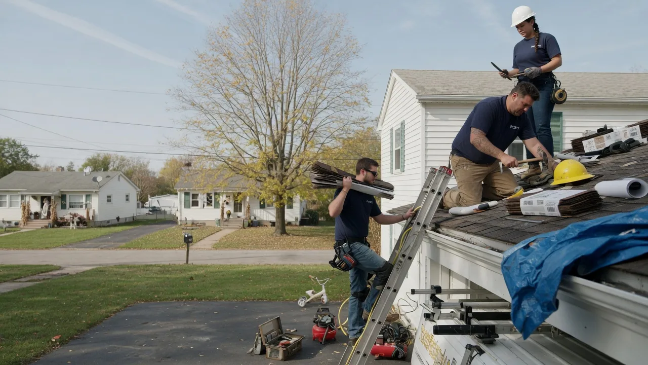 Local Roofing Contractors in Wapakoneta, OH near me